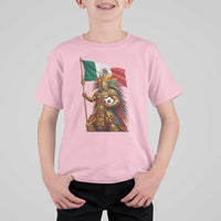 Legendary Mexican Soccer Warrior Pride T Shirt For Kid