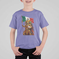 Legendary Mexican Soccer Warrior Pride T Shirt For Kid