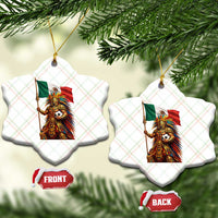 Legendary Mexican Soccer Warrior Pride Ceramic Ornament