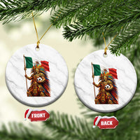 Legendary Mexican Soccer Warrior Pride Ceramic Ornament