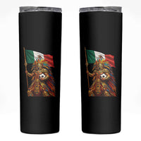 Legendary Mexican Soccer Warrior Pride Skinny Tumbler