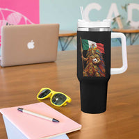 Legendary Mexican Soccer Warrior Pride Tumbler With Handle