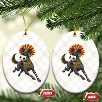 Xolo Dog Soccer Aztec Mexican Fan Gift Ceramic Ornament