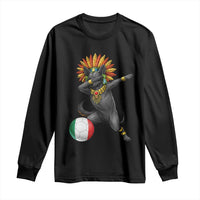 Aztec Xolo Dog Soccer Long Sleeve Shirt Mexican Heritage Fan Gift