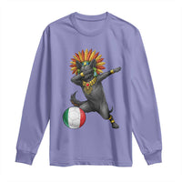 Aztec Xolo Dog Soccer Long Sleeve Shirt Mexican Heritage Fan Gift