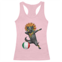 Aztec Xolo Dog Soccer Racerback Tank Top Mexican Heritage Fan Gift