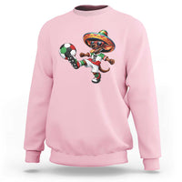 Funny Mexican Xolo Dog Playing Soccer Sweatshirt Football Fan Gift
