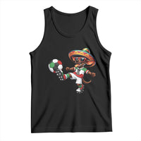 Funny Mexican Xolo Dog Playing Soccer Tank Top Football Fan Gift