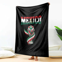 Mexico National Soccer Lover Throw Blanket Proud Mexican Fan Gift