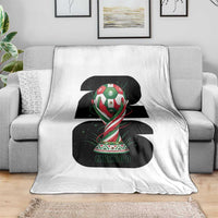 Proud Mexico National Soccer Lover Fan Gift Throw Blanket