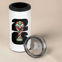 Proud Mexico National Soccer Lover Fan Gift 4 in 1 Can Cooler Tumbler