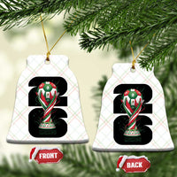 Proud Mexico National Soccer Lover Fan Gift Ceramic Ornament