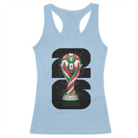 Proud Mexico National Soccer Lover Fan Gift Racerback Tank Top