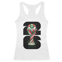 Proud Mexico National Soccer Lover Fan Gift Racerback Tank Top