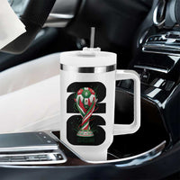 Proud Mexico National Soccer Lover Fan Gift Tumbler With Handle