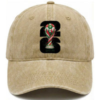 Proud Mexico National Soccer Lover Fan Gift Washed Cotton Baseball Cap