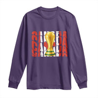Proud Canada National Soccer Lover Fan Gift Long Sleeve Shirt