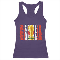 Proud Canada National Soccer Lover Fan Gift Racerback Tank Top