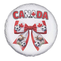 Proud Canadian National Soccer Lover Spare Tire Cover Football Fan Gift