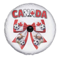 Proud Canadian National Soccer Lover Spare Tire Cover Football Fan Gift