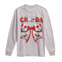 Proud Canadian National Soccer Lover Long Sleeve Shirt Football Fan Gift