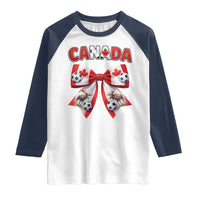 Proud Canadian National Soccer Lover Raglan Shirt Football Fan Gift