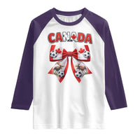 Proud Canadian National Soccer Lover Raglan Shirt Football Fan Gift