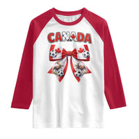 Proud Canadian National Soccer Lover Raglan Shirt Football Fan Gift