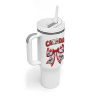 Proud Canadian National Soccer Lover Tumbler With Handle Football Fan Gift