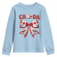 Proud Canadian National Soccer Lover Youth Sweatshirt Football Fan Gift