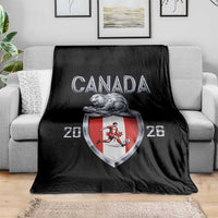 Canada National Soccer Fan Throw Blanket Proud Canadian Gift