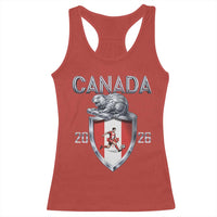 Canada National Soccer Fan Racerback Tank Top Proud Canadian Gift