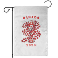 Proud Canada National Soccer Fan 2026 Patriotic Gift Garden Flag