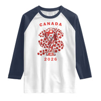 Proud Canada National Soccer Fan 2026 Patriotic Gift Raglan Shirt