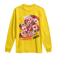 Canada Soccer Fan Long Sleeve Shirt International Football Lover Gift