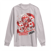 Canada Soccer Fan Long Sleeve Shirt International Football Lover Gift
