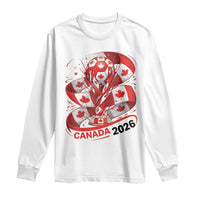 Canada Soccer Fan Long Sleeve Shirt International Football Lover Gift