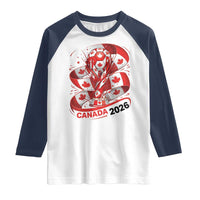 Canada Soccer Fan Raglan Shirt International Football Lover Gift