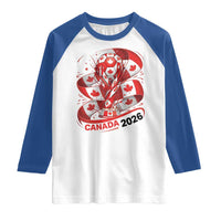 Canada Soccer Fan Raglan Shirt International Football Lover Gift