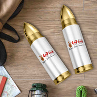 Peace Love Soccer Bullet Tumbler Proud Canadian Fan Gift