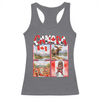 Proud Canada National Soccer Fan 2026 Gift Racerback Tank Top