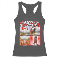 Proud Canada National Soccer Fan 2026 Gift Racerback Tank Top