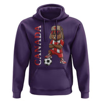 Proud Canada Soccer Beaver Hoodie Funny Football Fan Gift