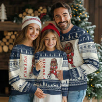 Proud Canada Soccer Beaver Ugly Christmas Sweater Funny Football Fan Gift