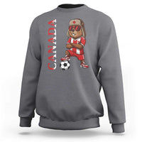 Proud Canada Soccer Beaver Sweatshirt Funny Football Fan Gift
