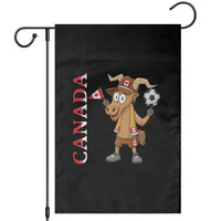 Proud Canada Soccer Moose Garden Flag Canadian Football Fan