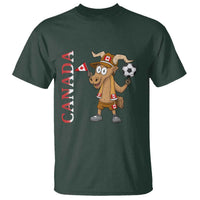 Proud Canada Soccer Moose T Shirt Canadian Football Fan