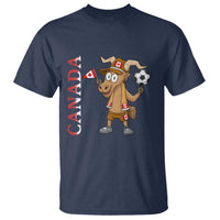 Proud Canada Soccer Moose T Shirt Canadian Football Fan