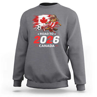 Proud Canada Soccer Beaver Sweatshirt Road To 2026