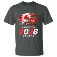 Proud Canada Soccer Beaver T Shirt Road To 2026
